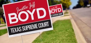 Texas Political Campaign Yard Signs